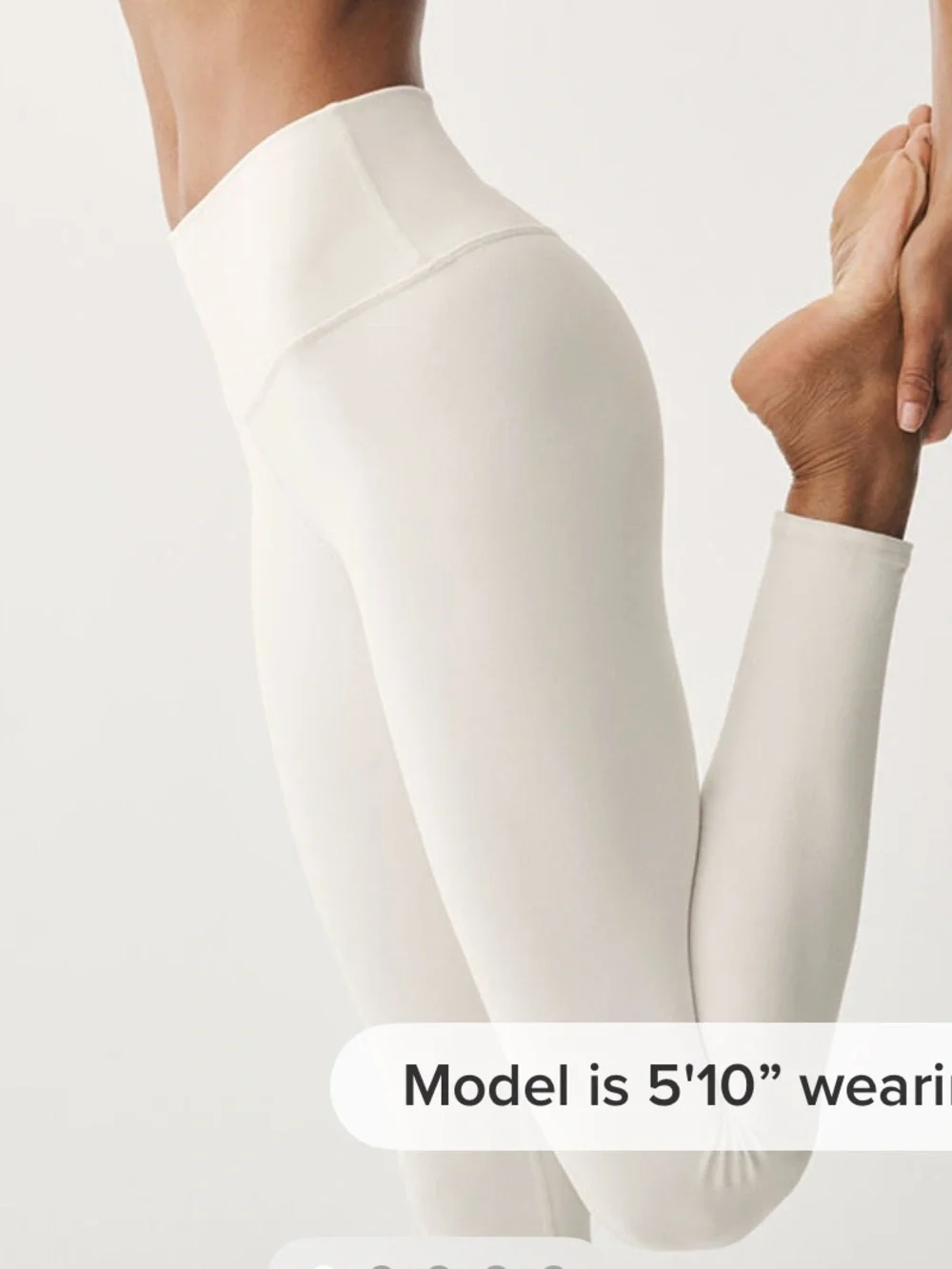 ALO Yoga High-Waist Airbrush Leggings Ivory
